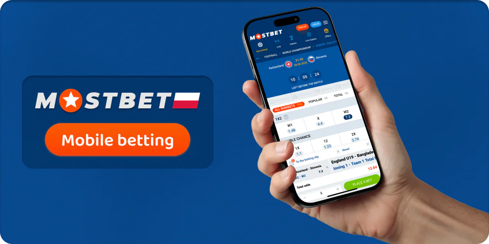 Zakłady sportowe z aplikacją Mostbet